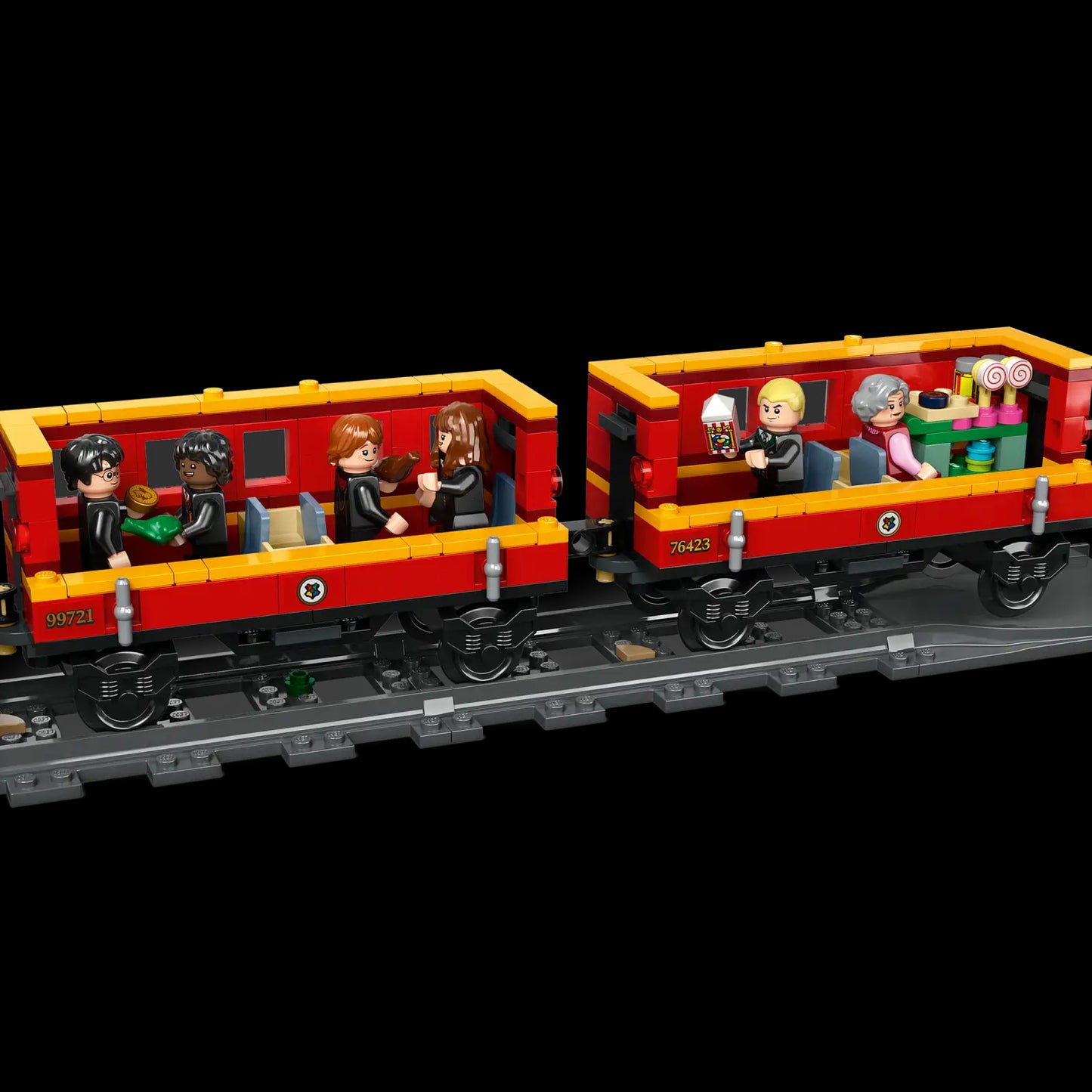 O Expresso de Hogwarts e Estacao de Hogsmeade (1074 peças)