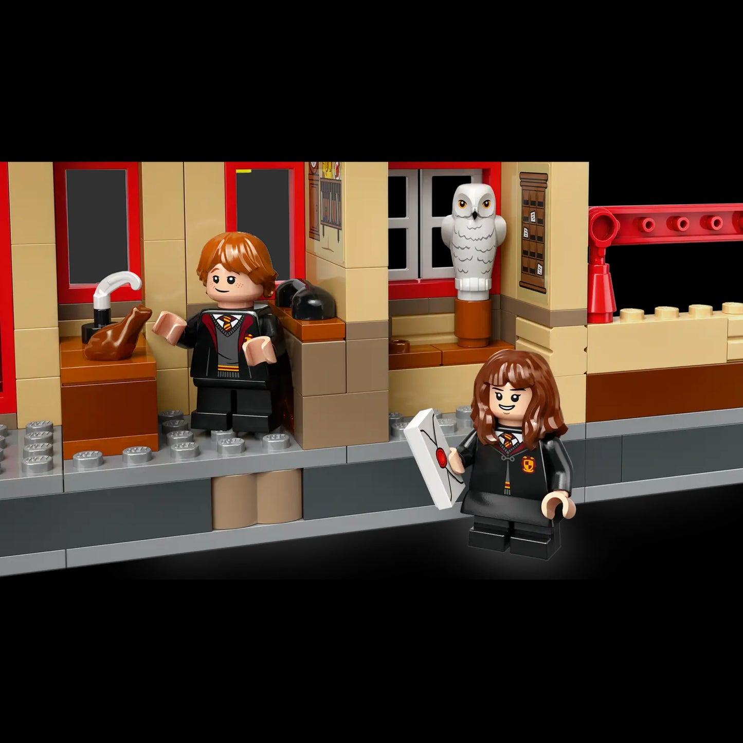O Expresso de Hogwarts e Estacao de Hogsmeade (1074 peças)