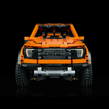 (68% OFF) Ford Raptor F-150 com mecânica real e um Motor V6 com pistões que se movimentam (1379 peças) - Brics Craft