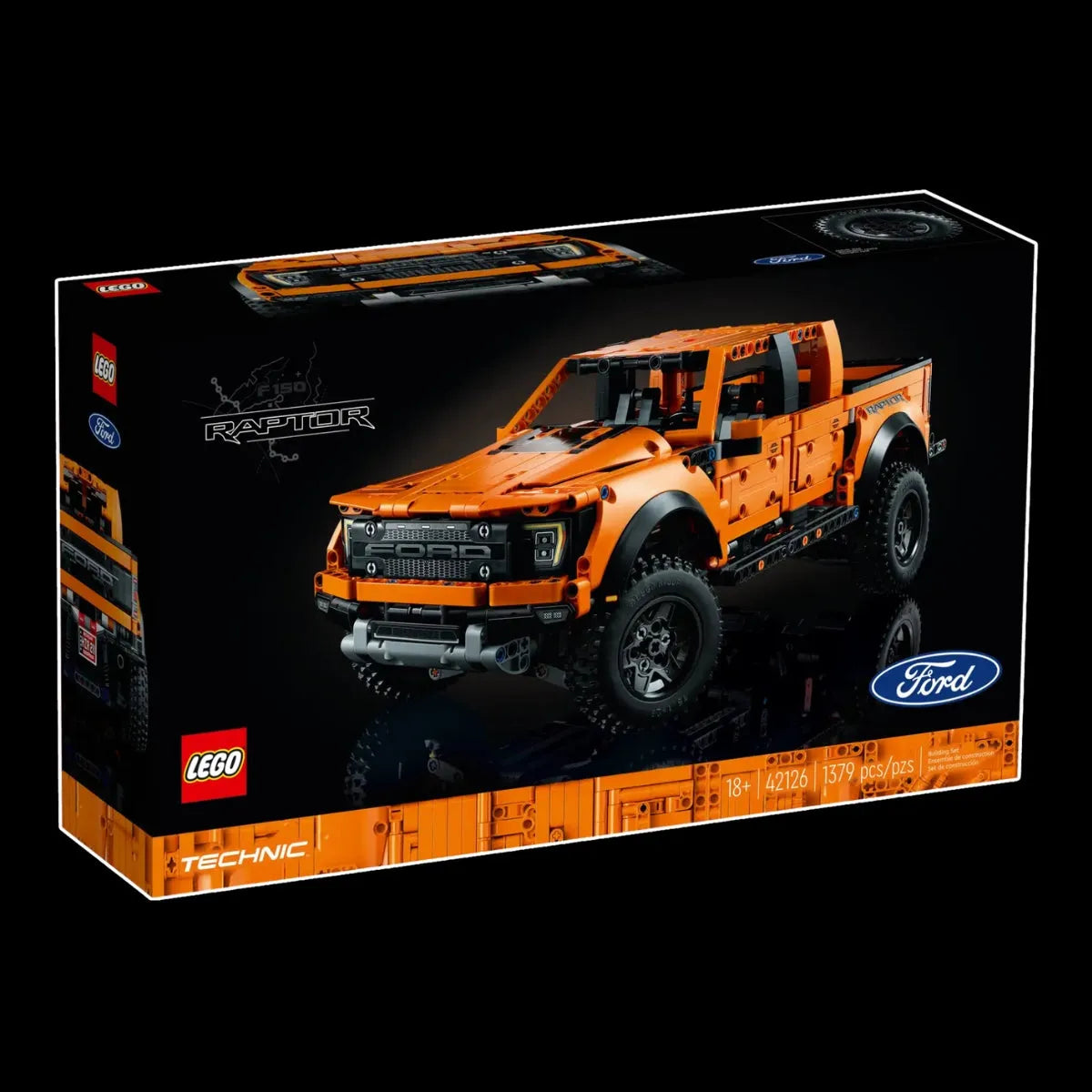 (68% OFF) Ford Raptor F-150 com mecânica real e um Motor V6 com pistões que se movimentam (1379 peças) - Brics Craft