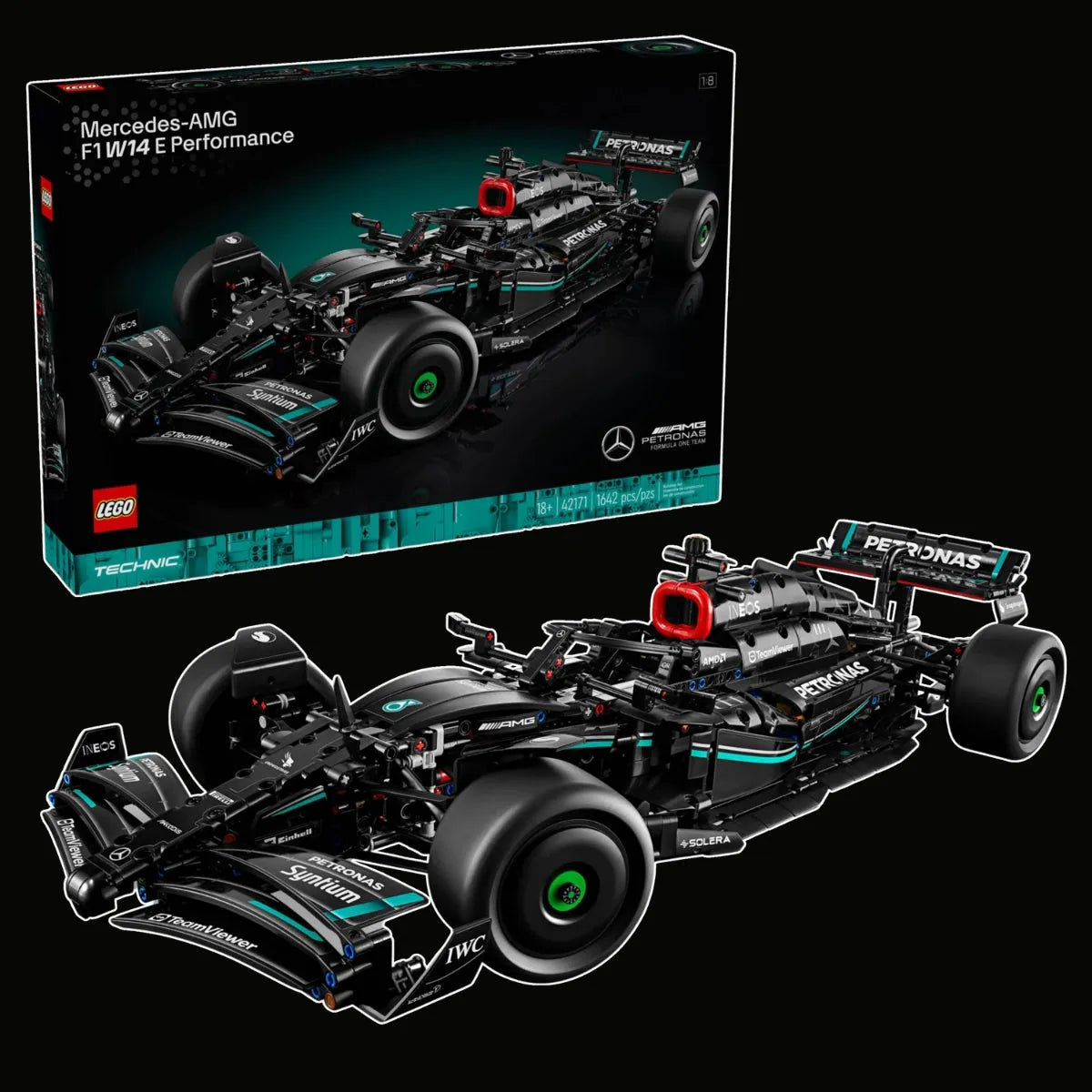 (74% OFF) F1 do HEPTACAMPEÃO MUNDIAL Lewis Hamilton (1642 peças) - Brics Craft