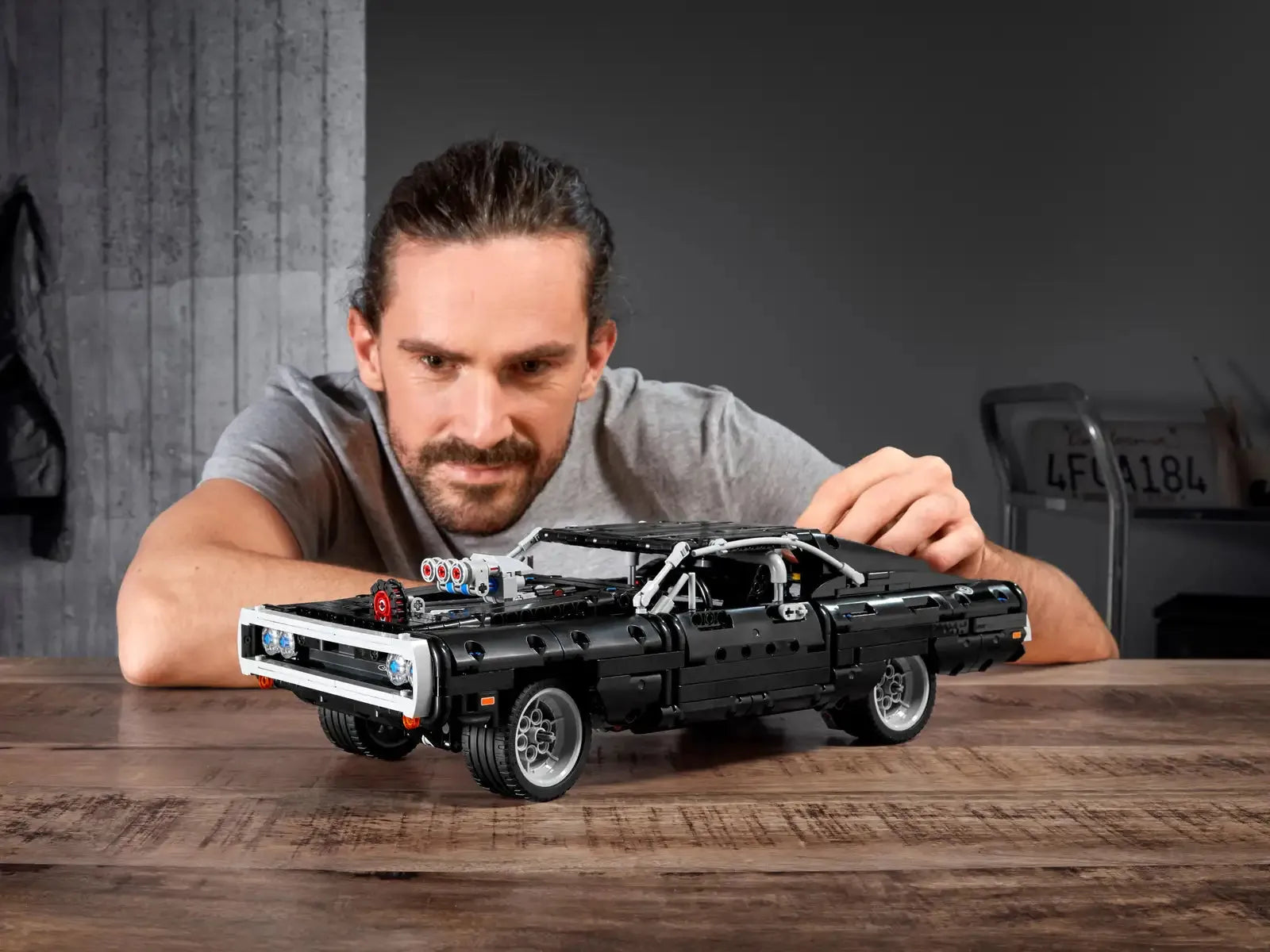 (76% OFF) Dodge Charger 1970 de Vin Diesel do Velozes e Furiosos (1077 pçs) - Brics Craft