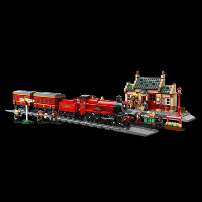 O Expresso de Hogwarts e Estacao de Hogsmeade (1074 peças)