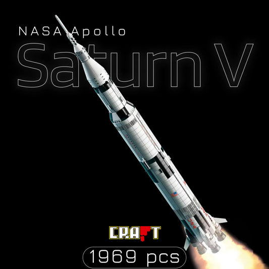 Apollo 5 - NASA AS-204 Saturno V (1969 peças) - Brics Craft