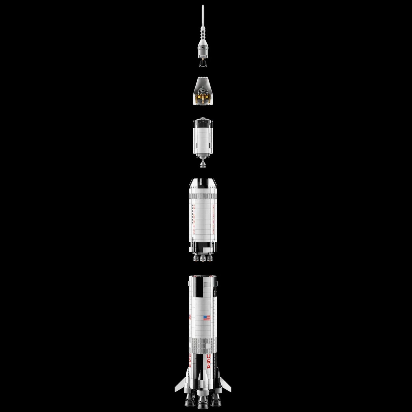 Apollo 5 - NASA AS-204 Saturno V (1969 peças) - Brics Craft