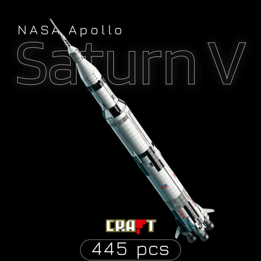 Apollo Saturno V (445 peças) - Brics Craft