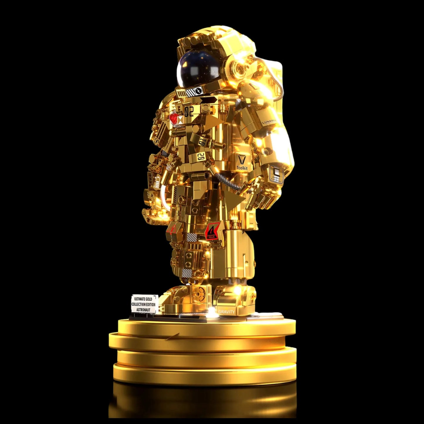 Astronauta Dourado (990 peças) - Brics Craft