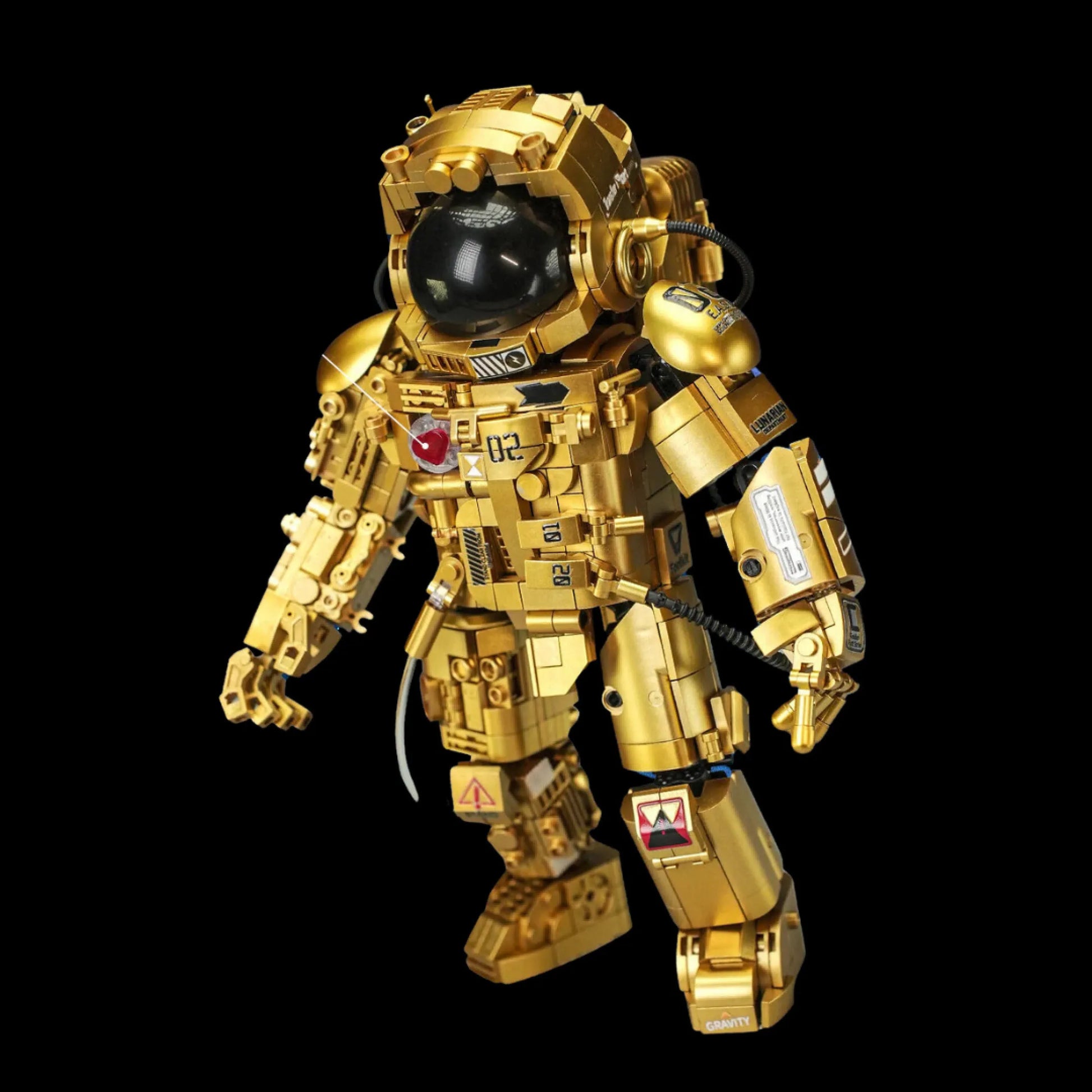 Astronauta Dourado (990 peças) - Brics Craft