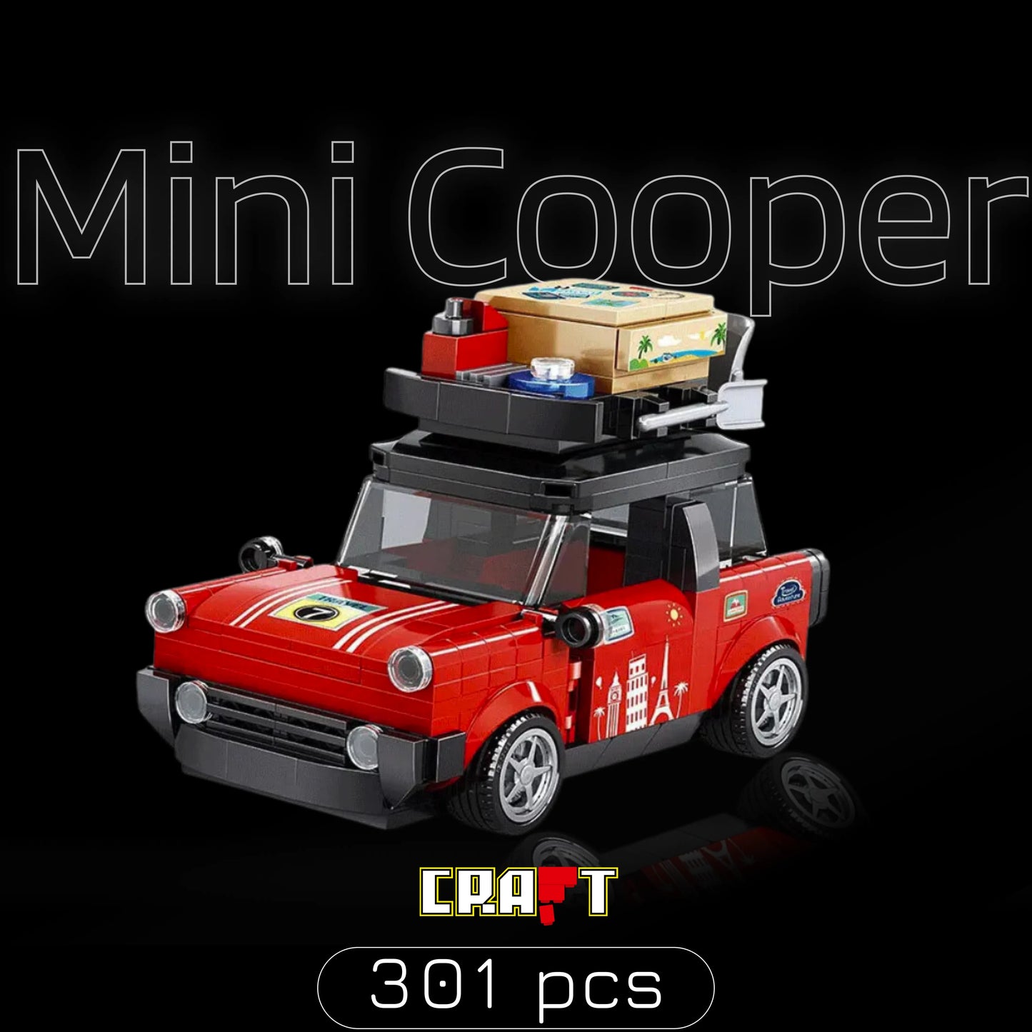 Austin Mini Cooper S (301 pçs) - Brics Craft