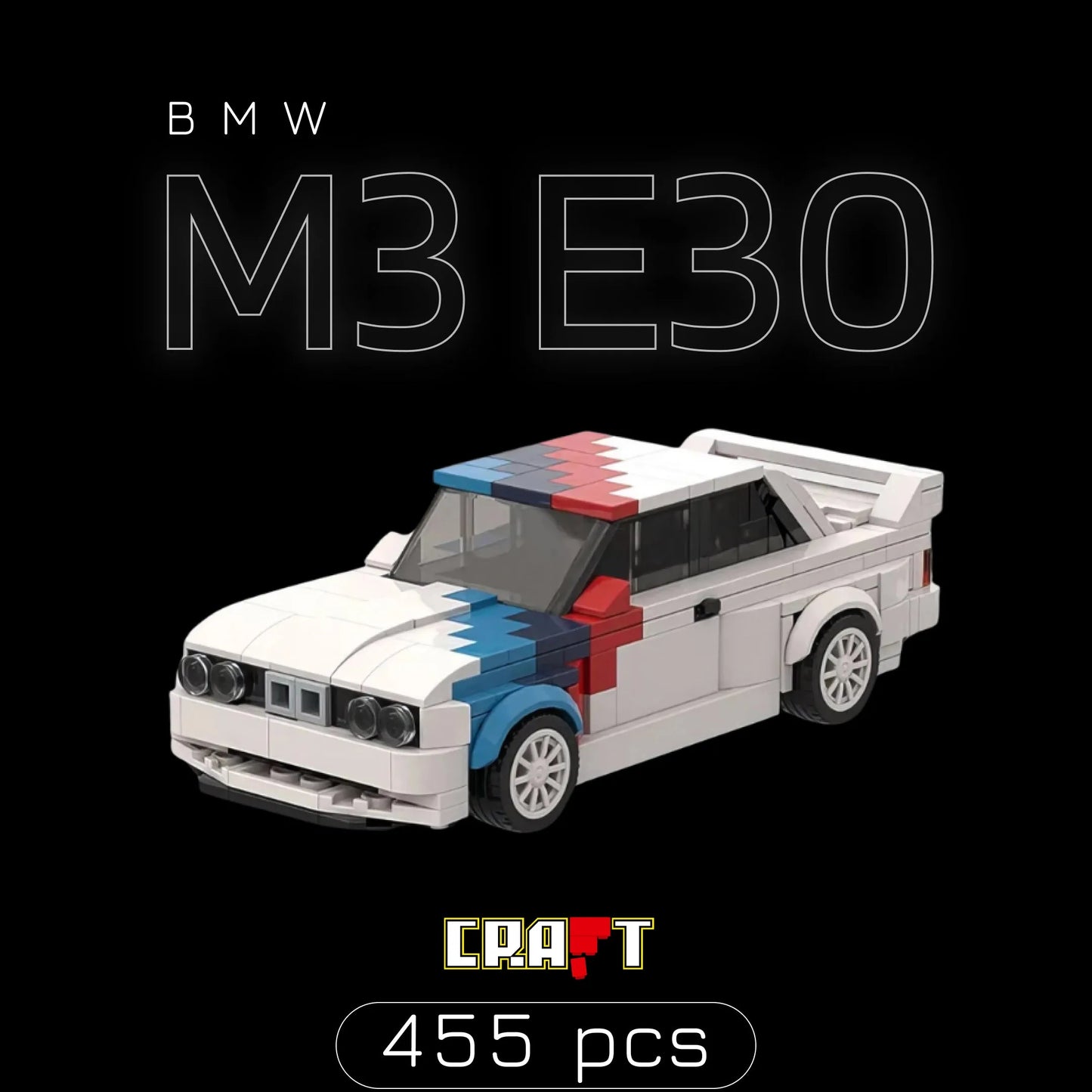 BMW M3 E30 (455 pçs) - Brics Craft