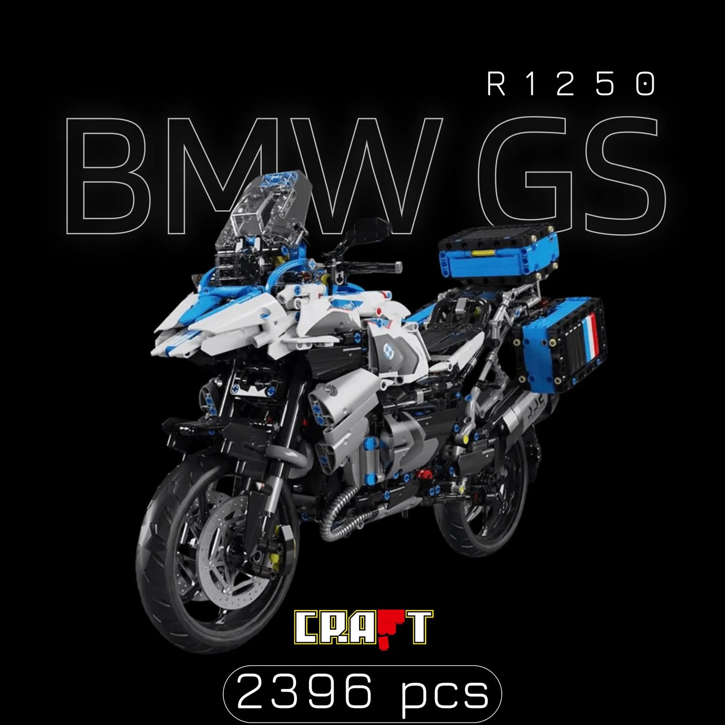 BMW R1250 GS (2396 peças) - Brics Craft