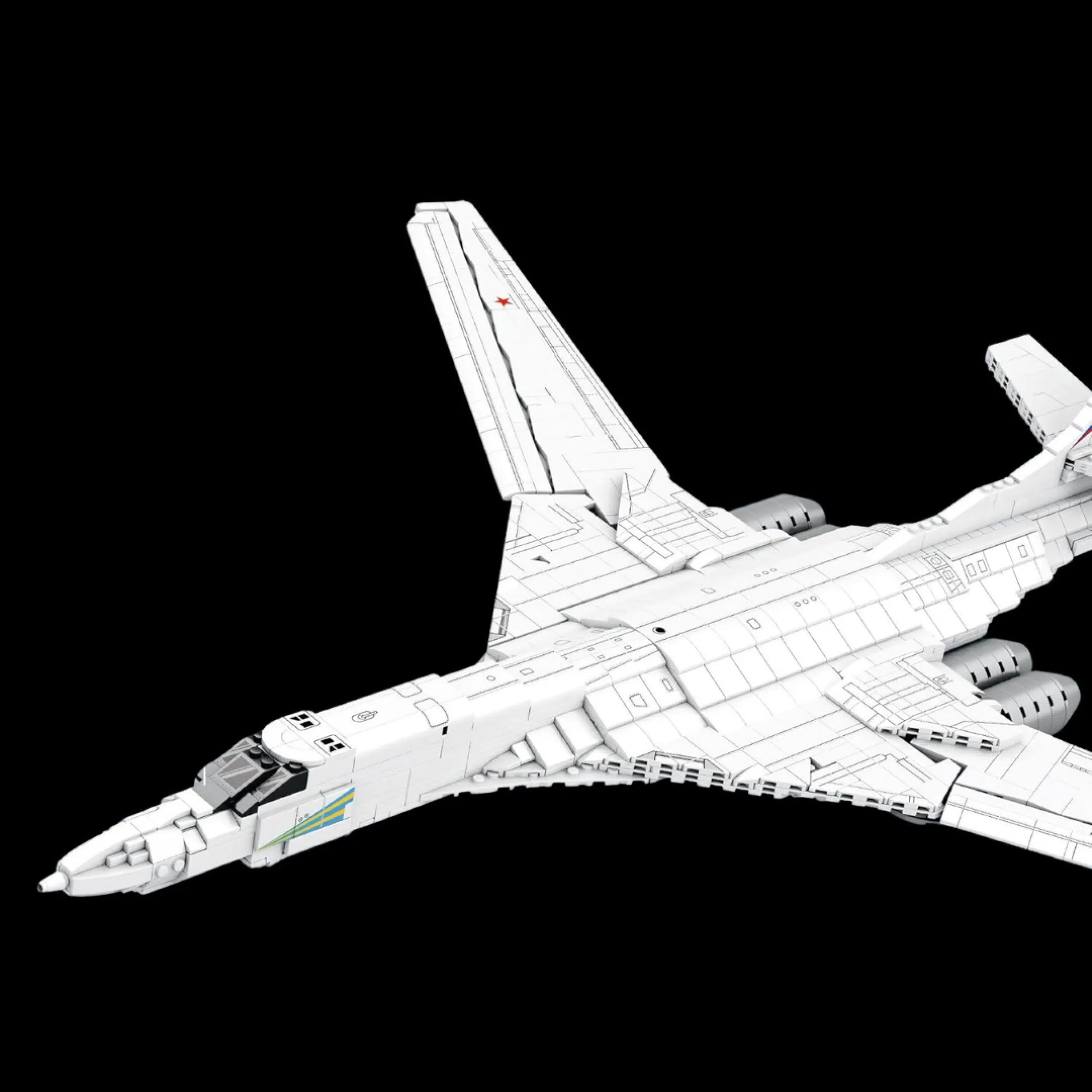 Bombardeiro TU-160 (1598 pçs) - Brics Craft