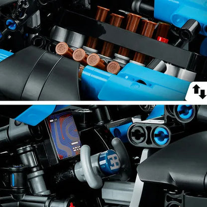 Bugatti Bolide Agile Blue (905 pçs) - Brics Craft