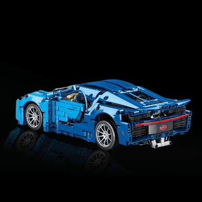 Bugatti Chiron Azul (1355 pcs) - Brics Craft