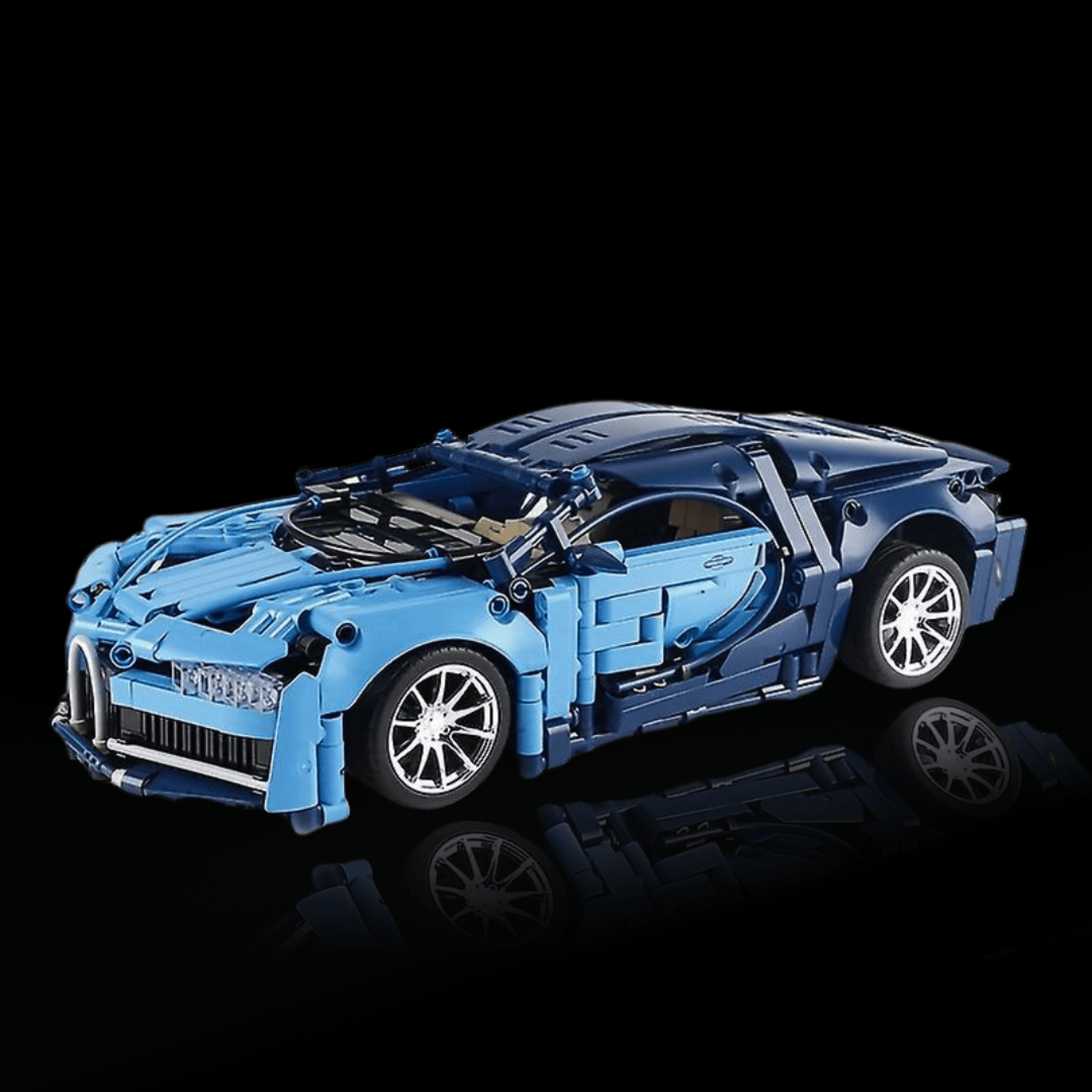 Bugatti Chiron Azul (1355 pcs) - Brics Craft