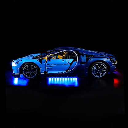 Bugatti Chiron Azul (3599 peças) - Brics Craft