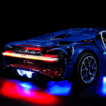 Bugatti Chiron Azul (3599 peças) - Brics Craft