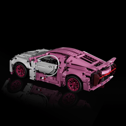 Bugatti Chiron Rosa (1355 pcs) - Brics Craft