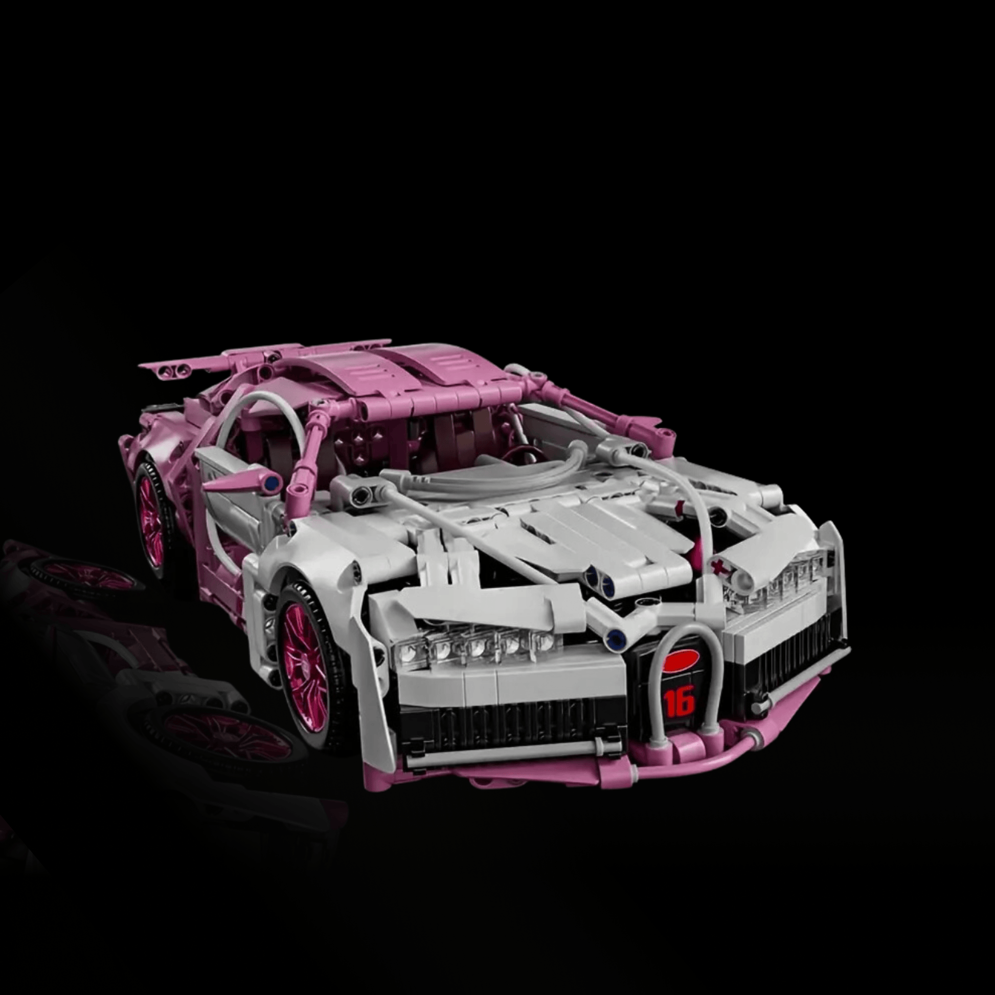 Bugatti Chiron Rosa (1355 pcs) - Brics Craft