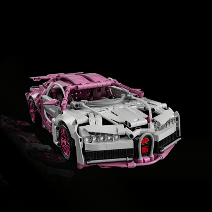 Bugatti Chiron Rosa (1355 pcs) - Brics Craft