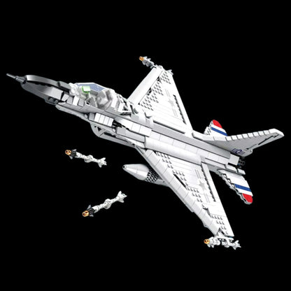 Caça F-16 (1427 peças) - Brics Craft