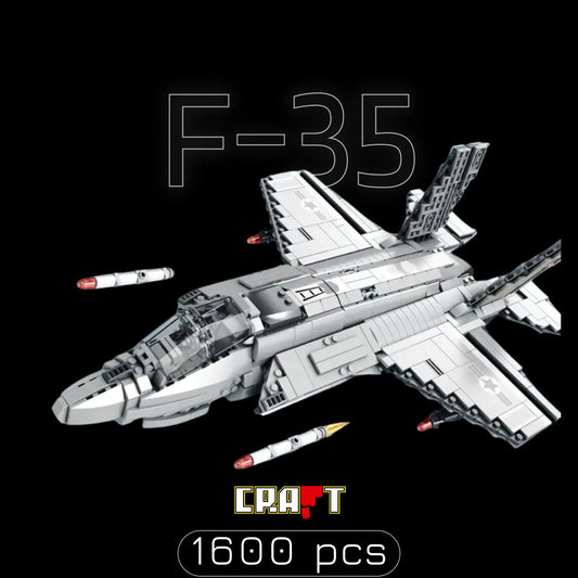 Caça F-35 (1600 pçs) - Brics Craft