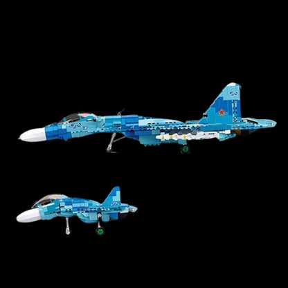 Caça SU-27 - 2 em 1 (1040 peças) - Brics Craft