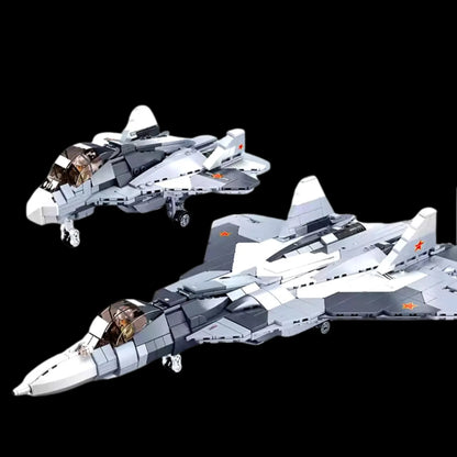 Caça SU-57 - 2 em 1 (893 peças) - Brics Craft