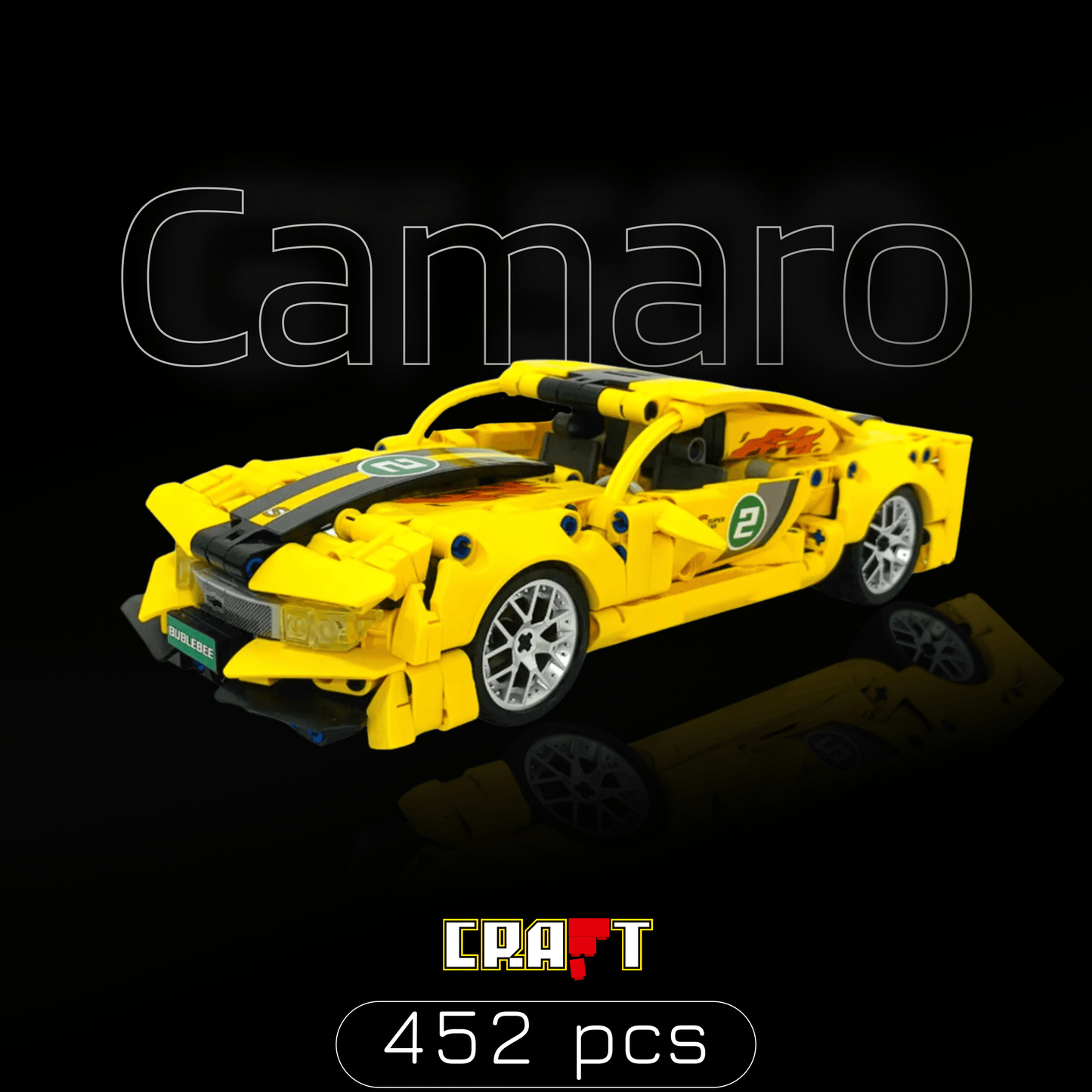 Camaro Amarelo (452 pcs) - Brics Craft