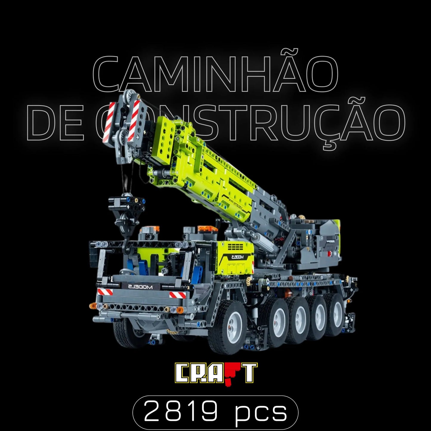 Caminhão de Construção (2819 pçs) - Brics Craft