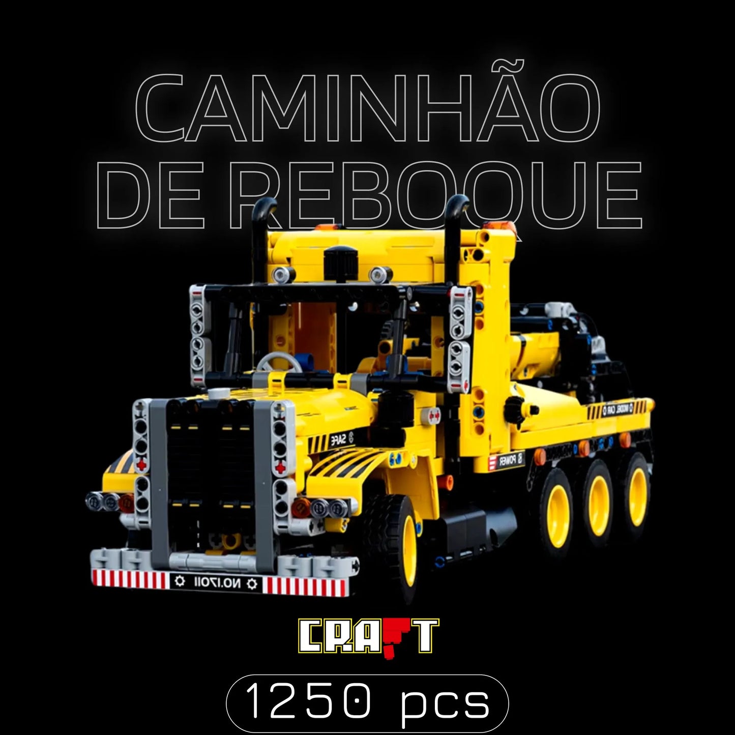 Caminhão de Reboque (1250 pçs) - Brics Craft