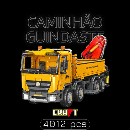 Caminhão Guindaste (4012 pçs) - Brics Craft