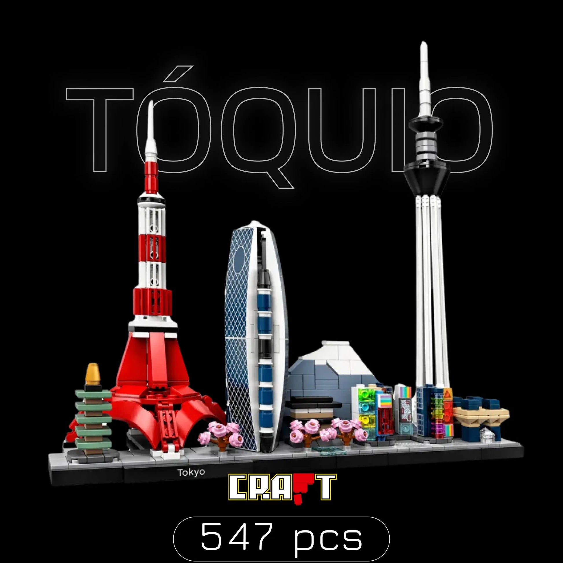 Cidade de Tóquio (547 peças) - Brics Craft