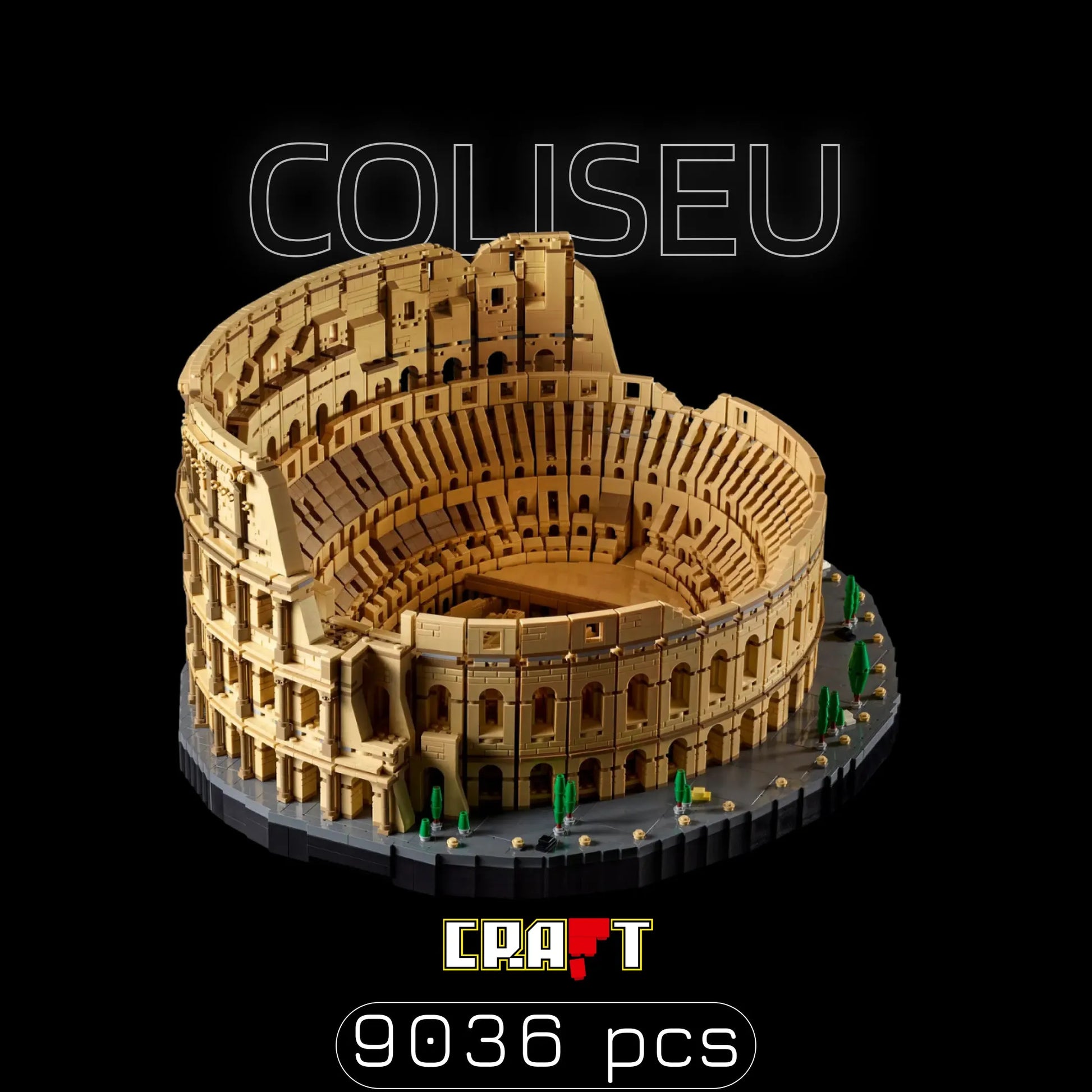 Coliseu de Roma (9036 peças) - Brics Craft