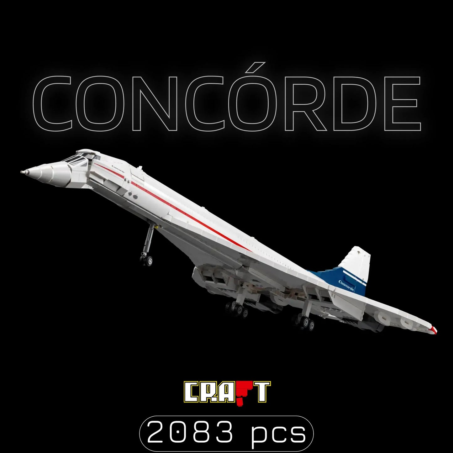 Concorde (2083 peças) - Brics Craft