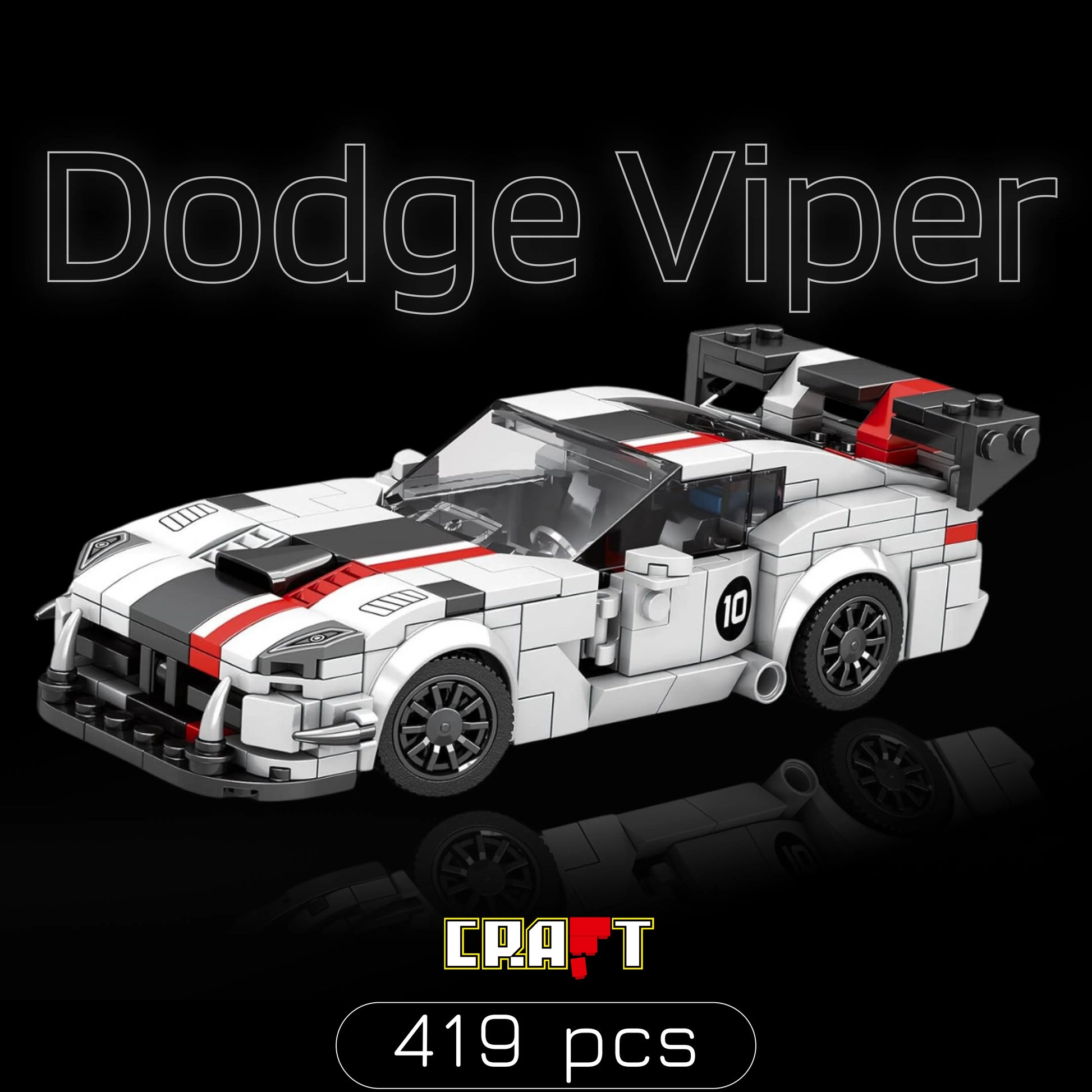 Dodge Viper (419 pcs) - Brics Craft