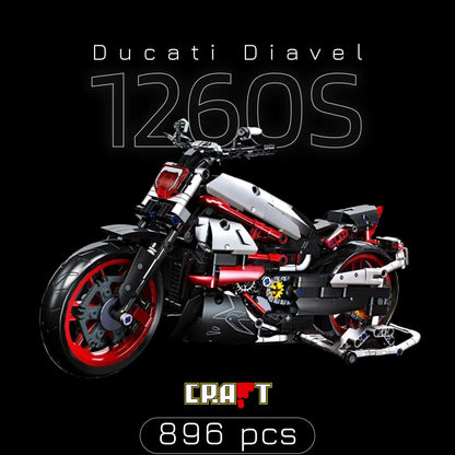 Ducati Diavel 1260S (896 peças) - Brics Craft