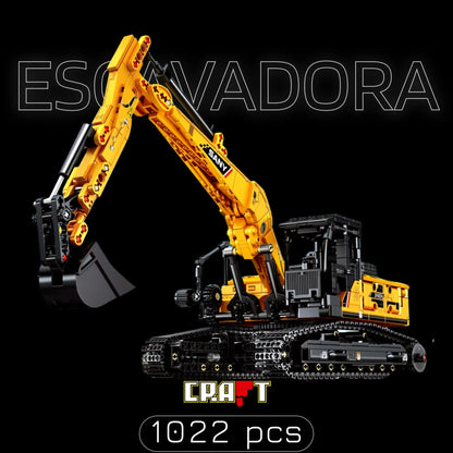 Escavadora (1022 peças) - Brics Craft