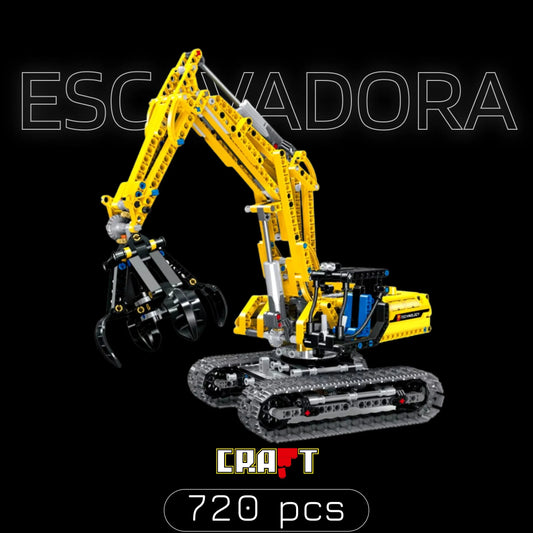 Escavadora (720 peças) - Brics Craft