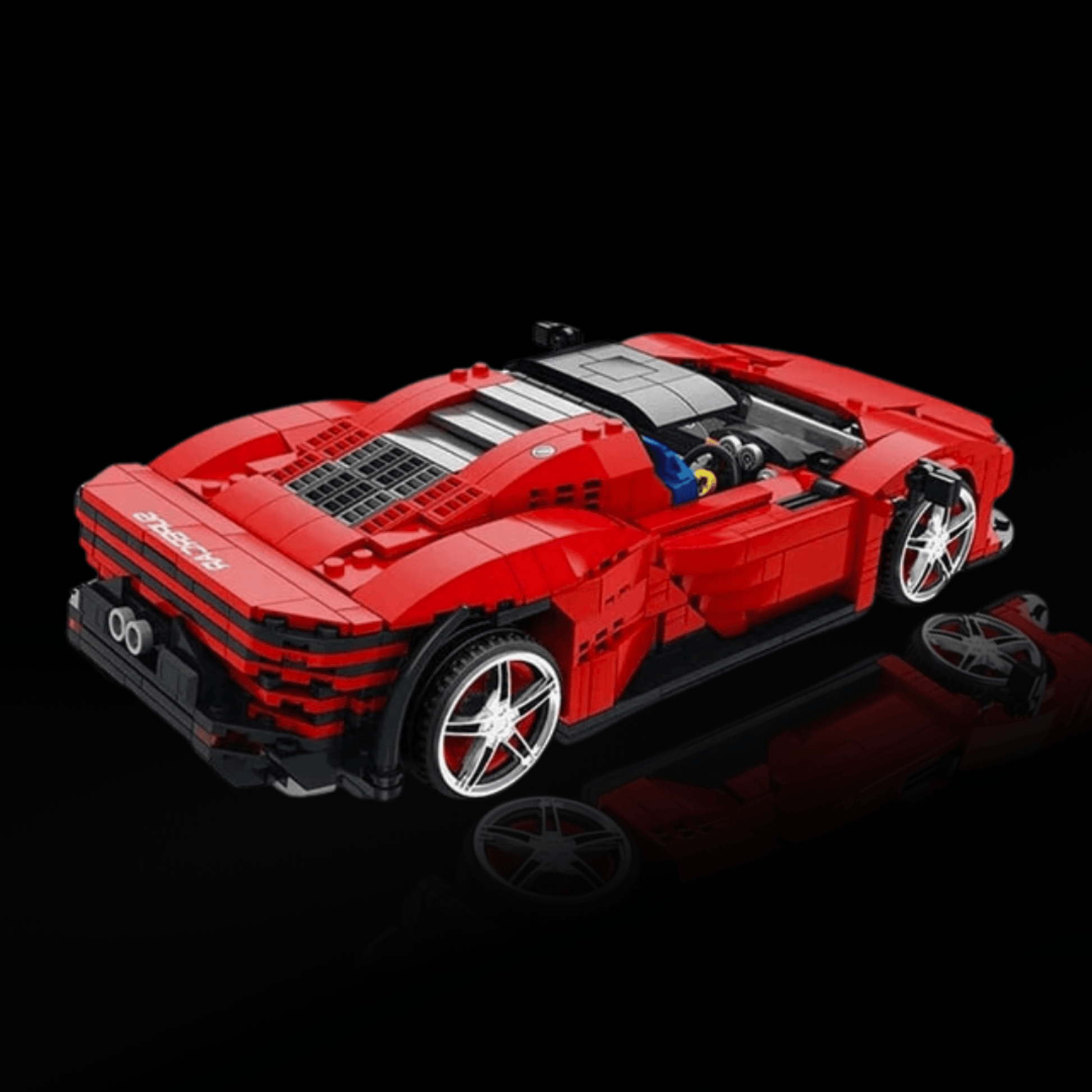 Ferrari Daytona SP3 Vermelha (1168 pcs) - Brics Craft