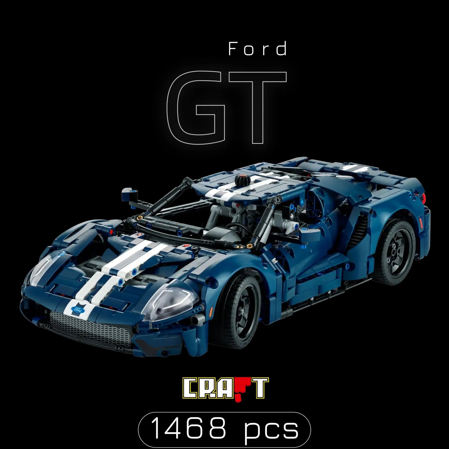 Ford GT (1468 peças) - Brics Craft