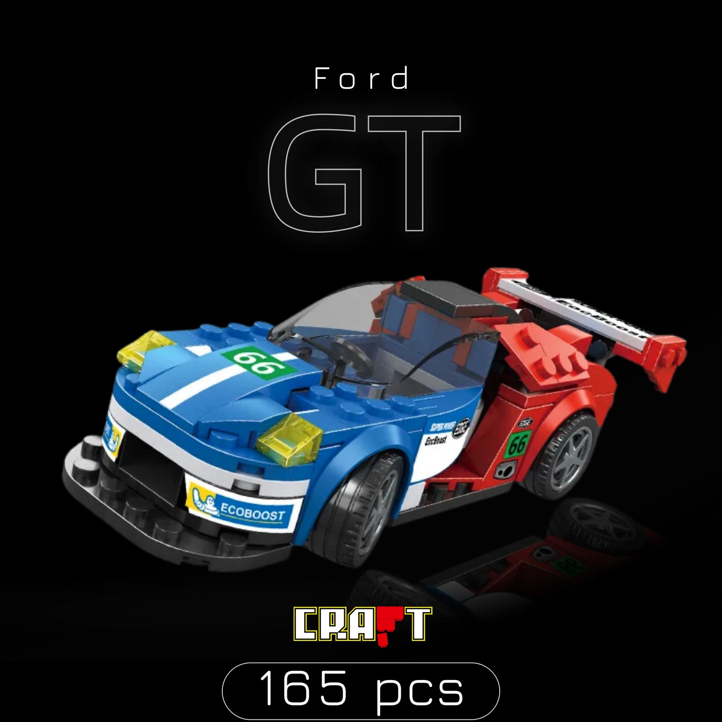 Ford GT 2016 (165 pçs) - Brics Craft