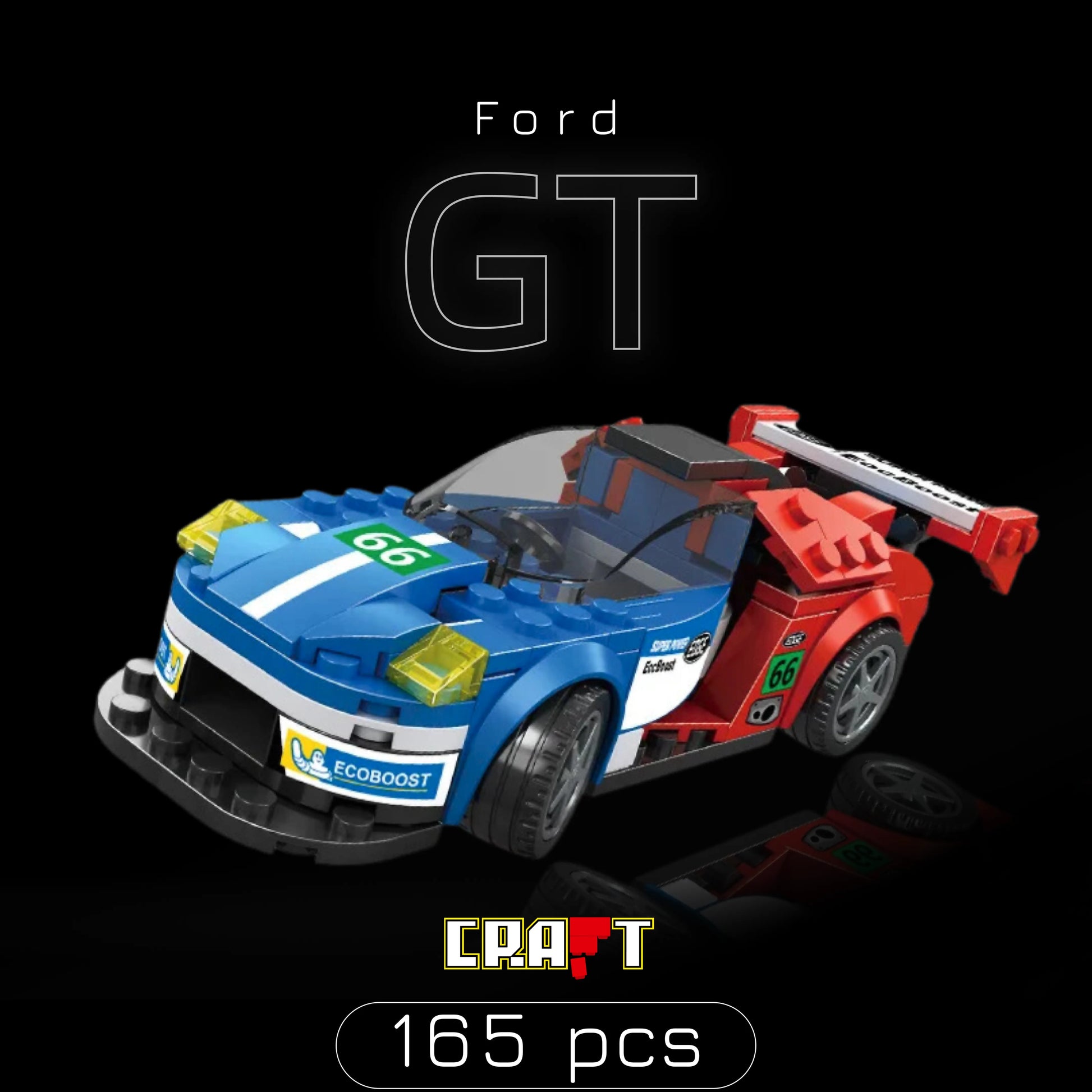 Ford GT 2016 (165 pçs) - Brics Craft