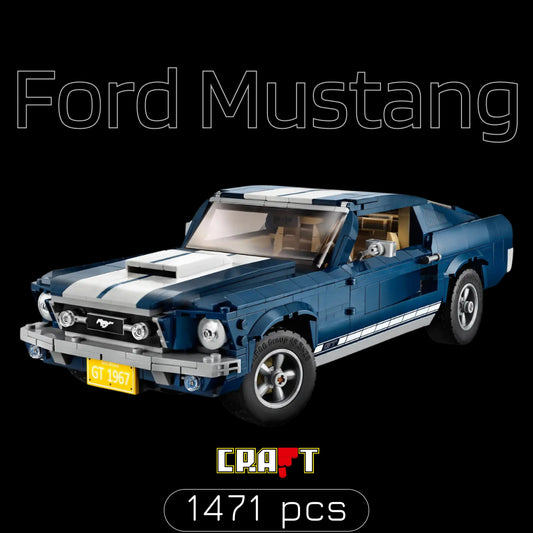 Ford Mustang (1471 peças) - Brics Craft