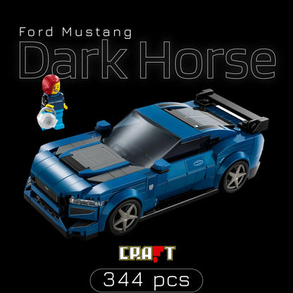 Ford Mustang Dark Horse (344 pçs) - Brics Craft