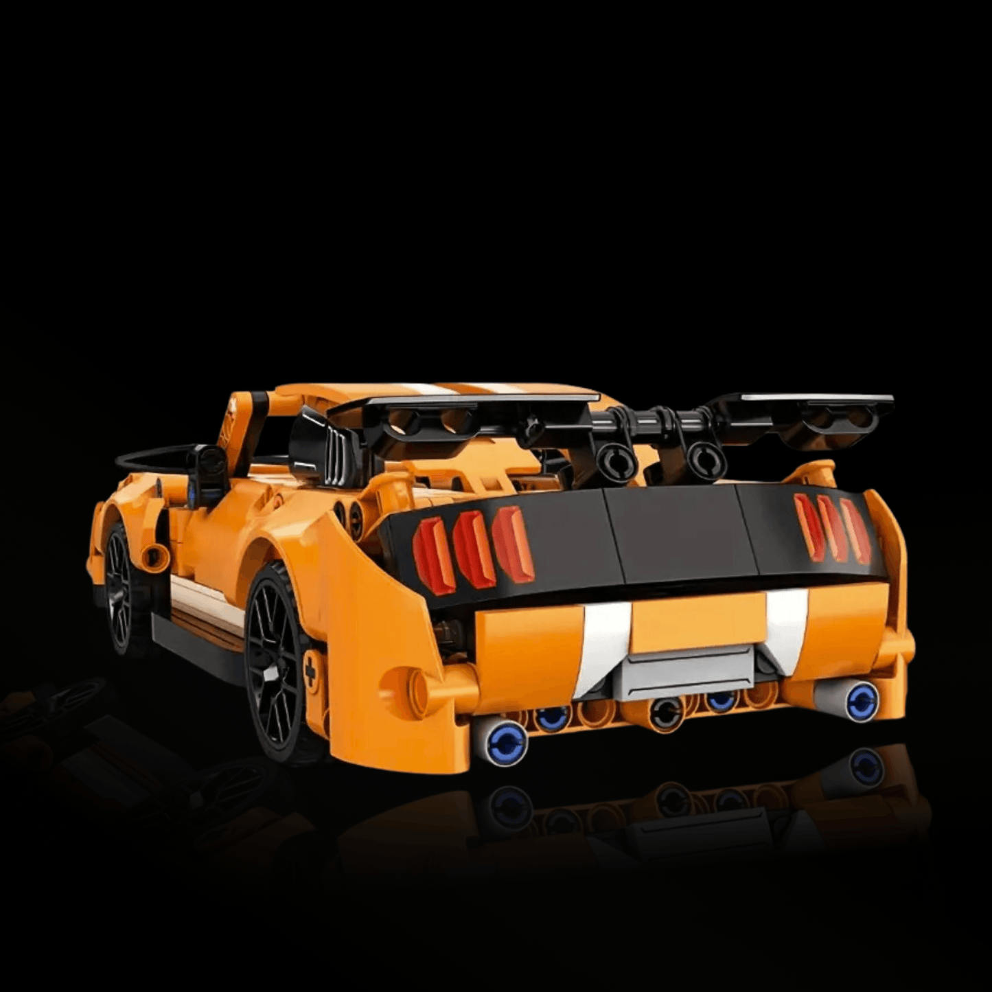 Ford Mustang Shelby GT500 Laranja (452 pcs) - Brics Craft