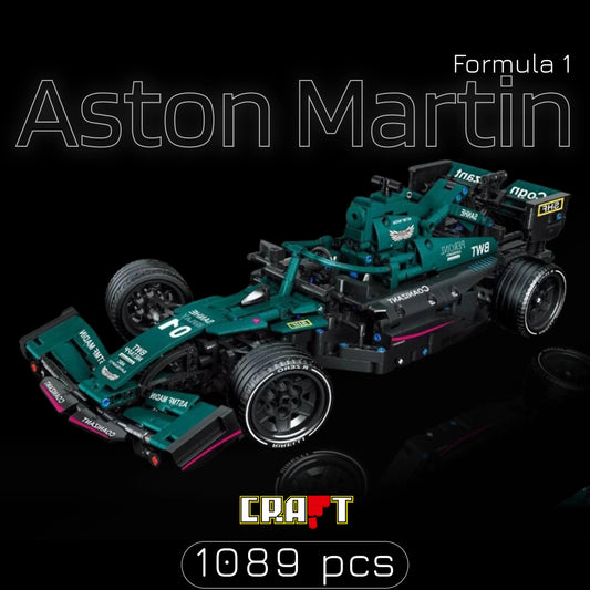 Fórmula 1 - Aston Martin AMR21 (1089 pçs) - Brics Craft