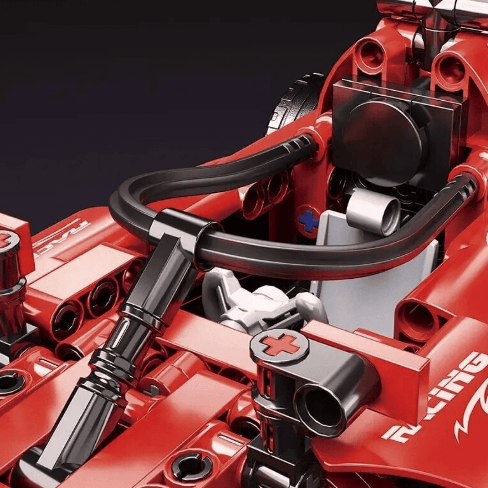 Fórmula 1 - Ferrari SF90 Vermelha (1099 pcs) - Brics Craft