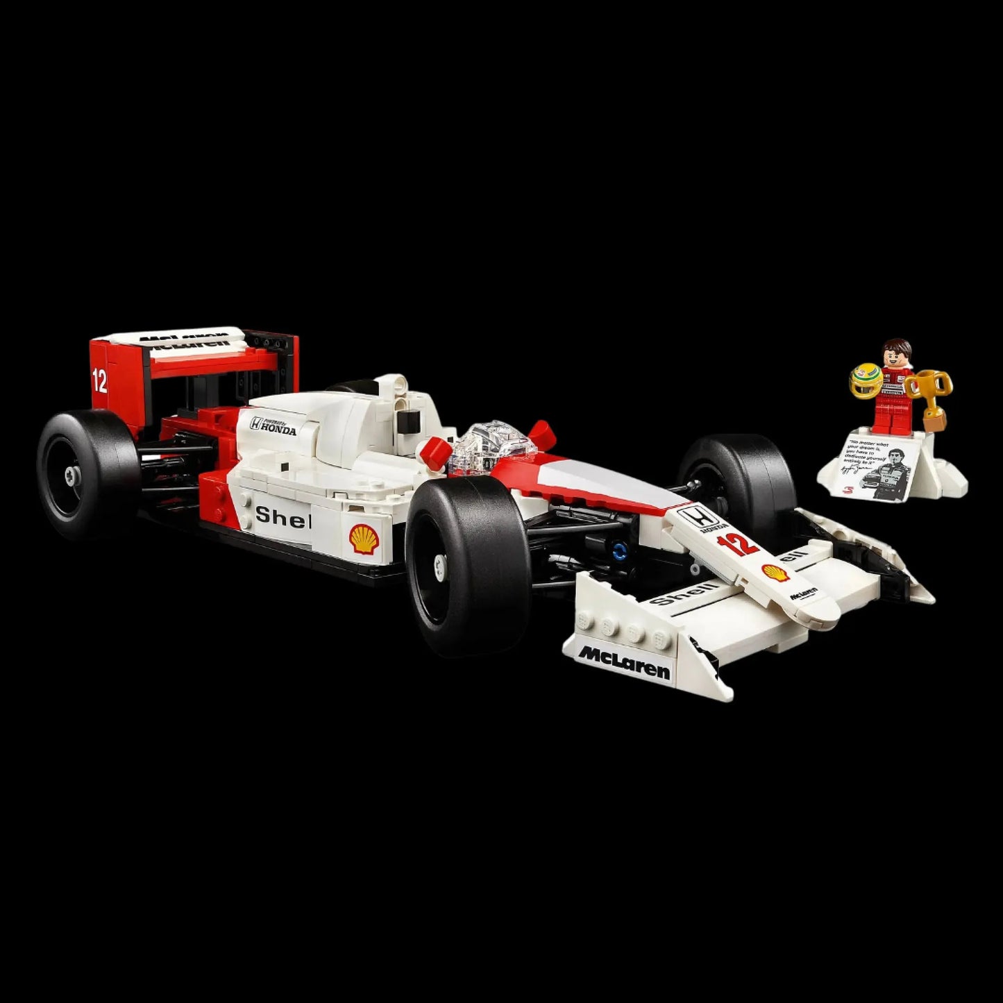 Fórmula 1 - McLaren MP4/4 + Ayrton Senna (693 pçs) - Brics Craft