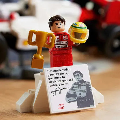 Fórmula 1 - McLaren MP4/4 + Ayrton Senna (693 pçs) - Brics Craft